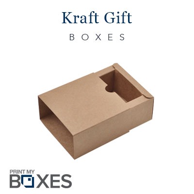 Kraft Gift Boxes | Custom Printed Kraft Gift Boxes | Print My Boxes